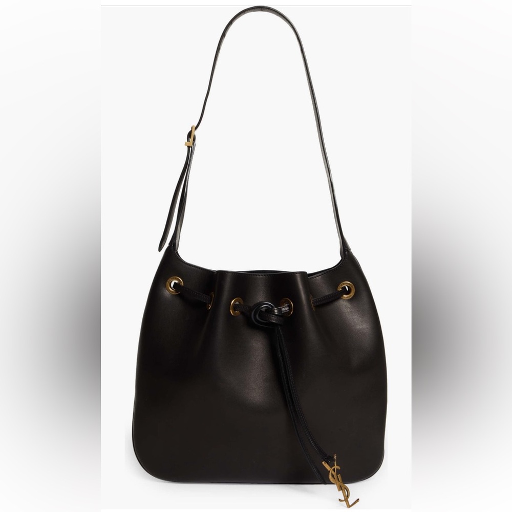 Black Friday sale 🖤 Saint Laurent "Paris VII" hobo bag in smooth calf leather